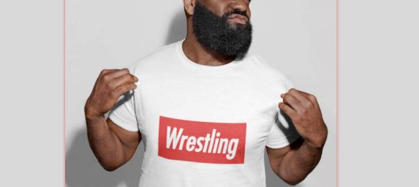 NEW: Red Block Wrestling Shirt
