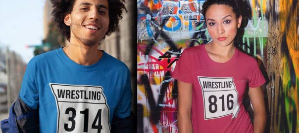 Missouri Wrestling Area Code Shirts