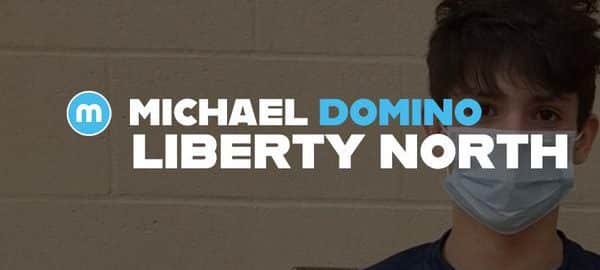 Liberty North 106-pounder Michael Domino