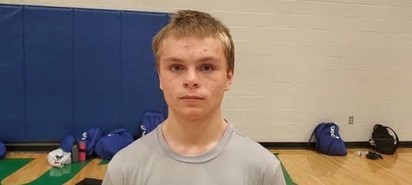 Blue Springs South sophomore Dan Hampton (120)