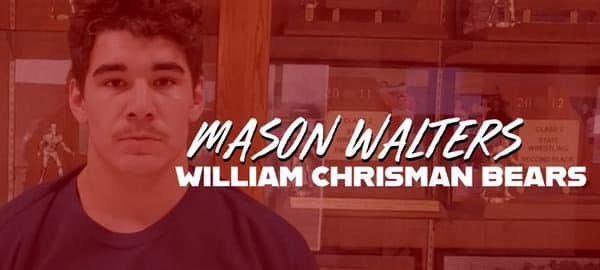 William Chrisman 182-pounder Mason Walters
