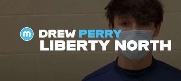 Liberty North 120-pounder Drew Perry