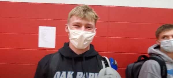 Oak Park 182-pounder Lucas Oitker