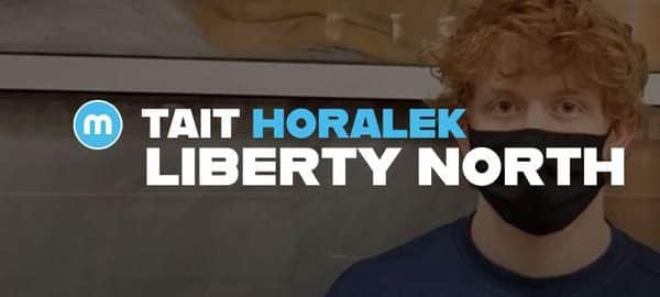 Liberty North 138-pounder Tait Horalek