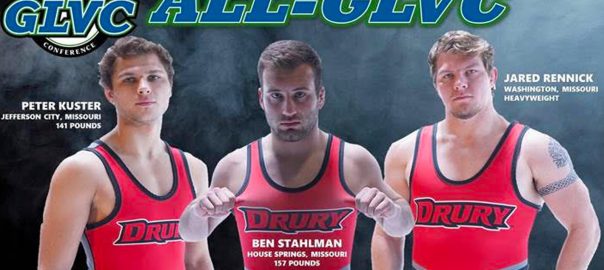 Kuster, Stahlman, Rennick earn All-GLVC for Drury University