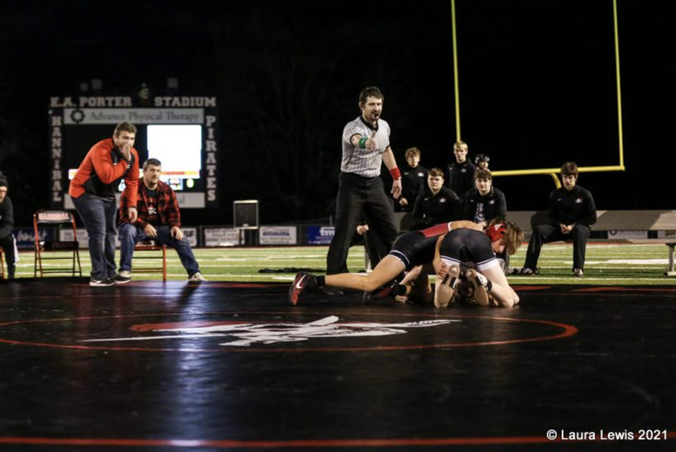 Outdoors Battle on the Grid Iron Dual: Centralia vs Hannibal