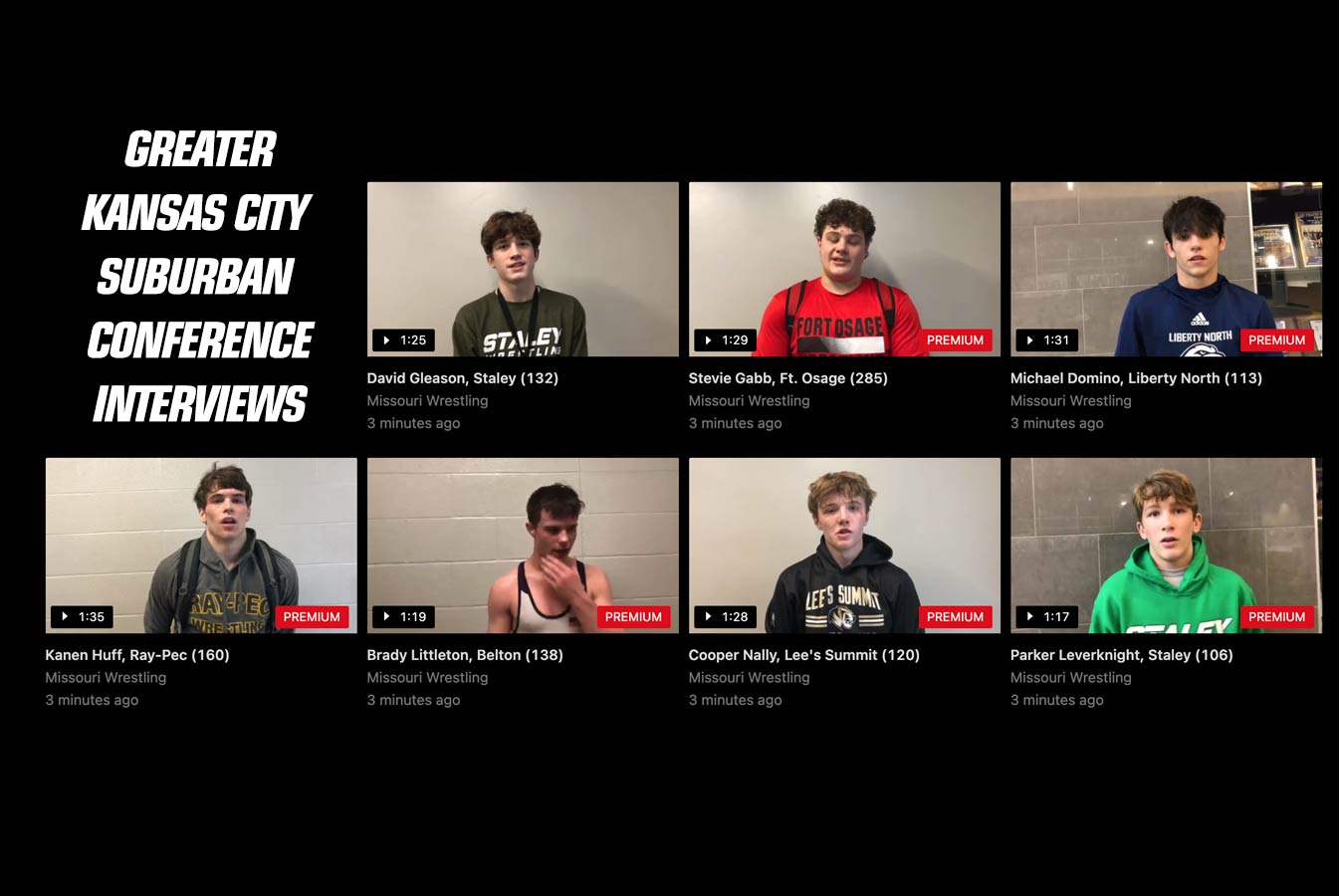 Greater Kansas City Suburban Conference Interviews