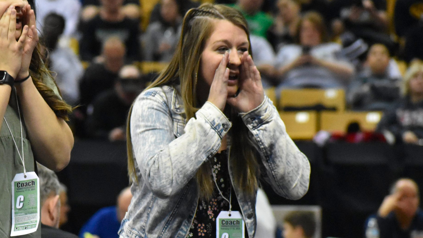 Theo Stine has yet to be born but took in his first MSHSAA Wrestling State Championships last week