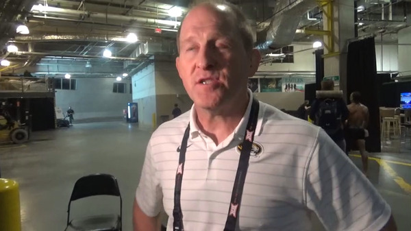 Brian Smith talks about the rollercoaster of a day for the first day of the Big 12 Tournament