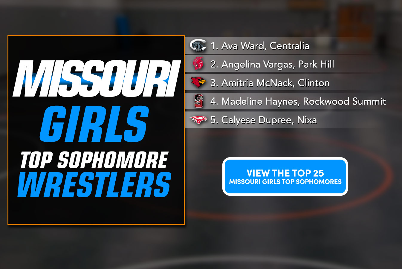Missouri Girls Top Sophomore Wrestlers