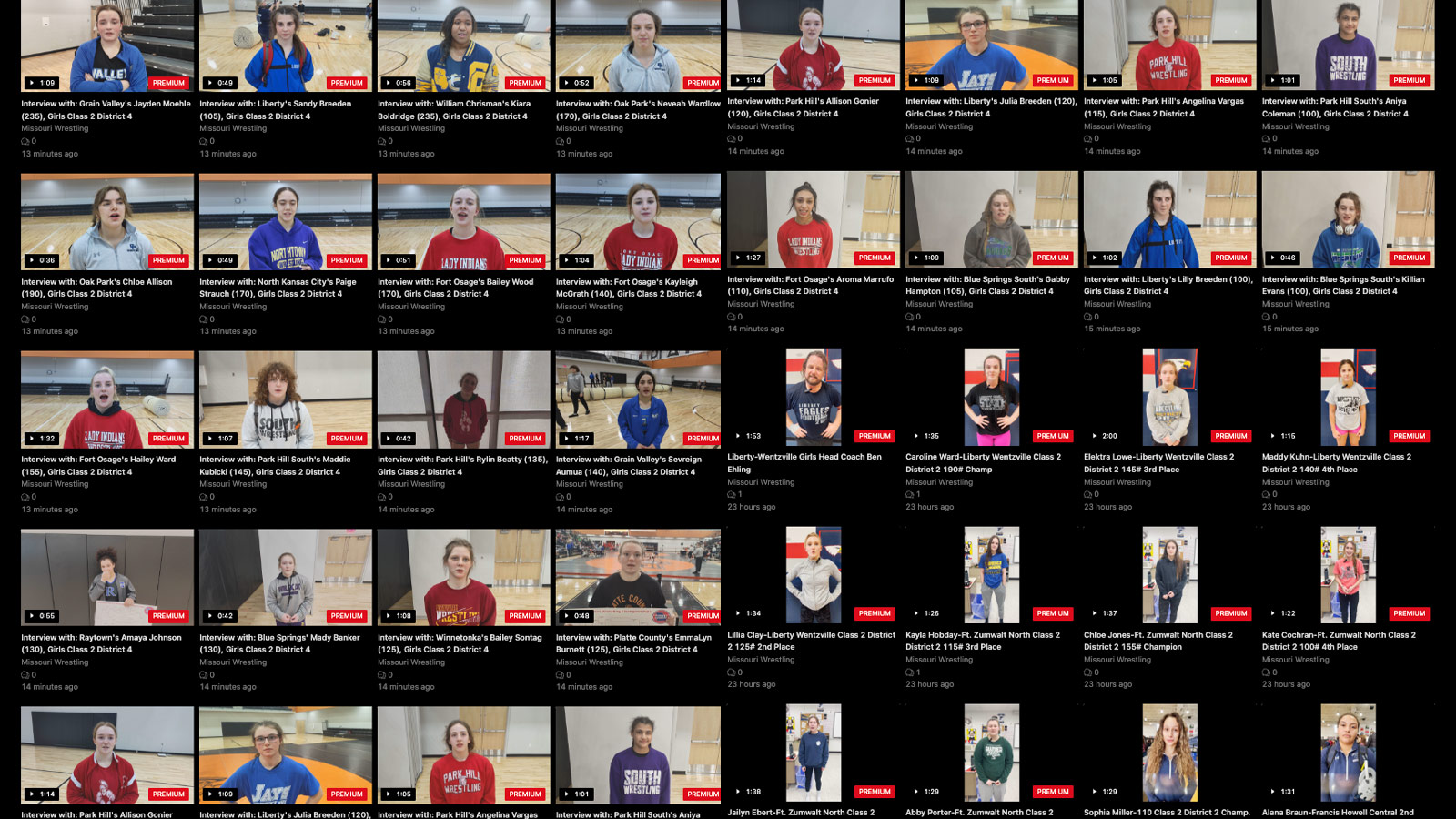 Missouri Girls District Tournament Interviews