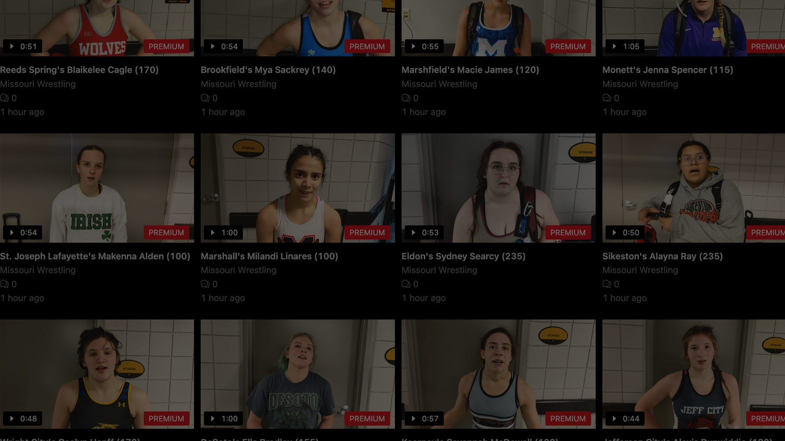 Class 1 Girls: Day I Interviews
