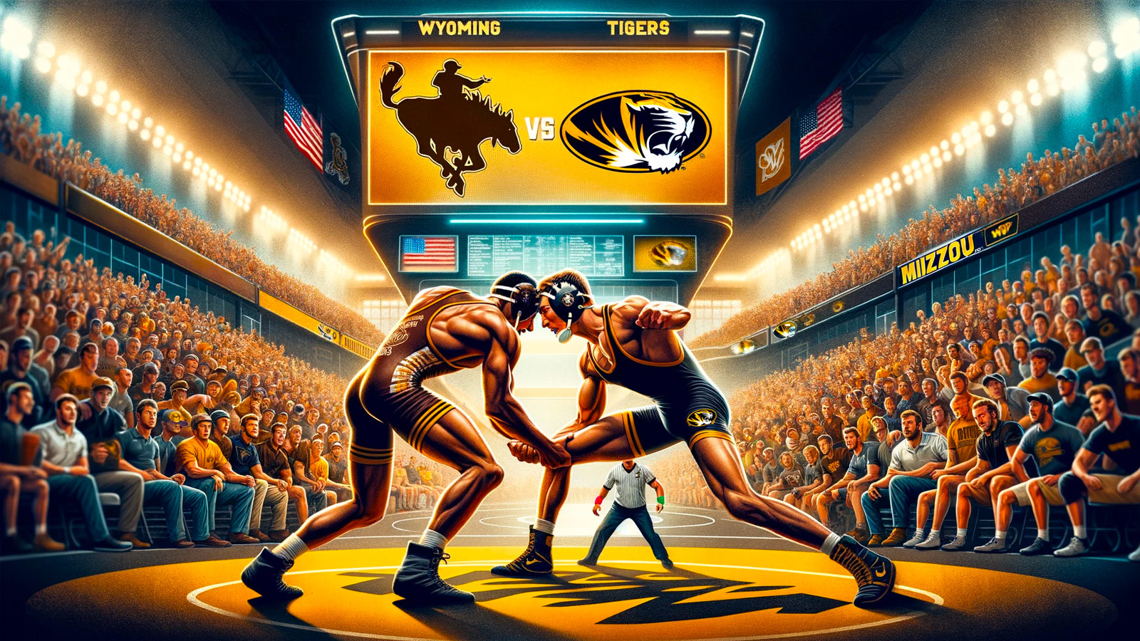 Mizzou Aims to Dominate in Conference Dual Against Wyoming