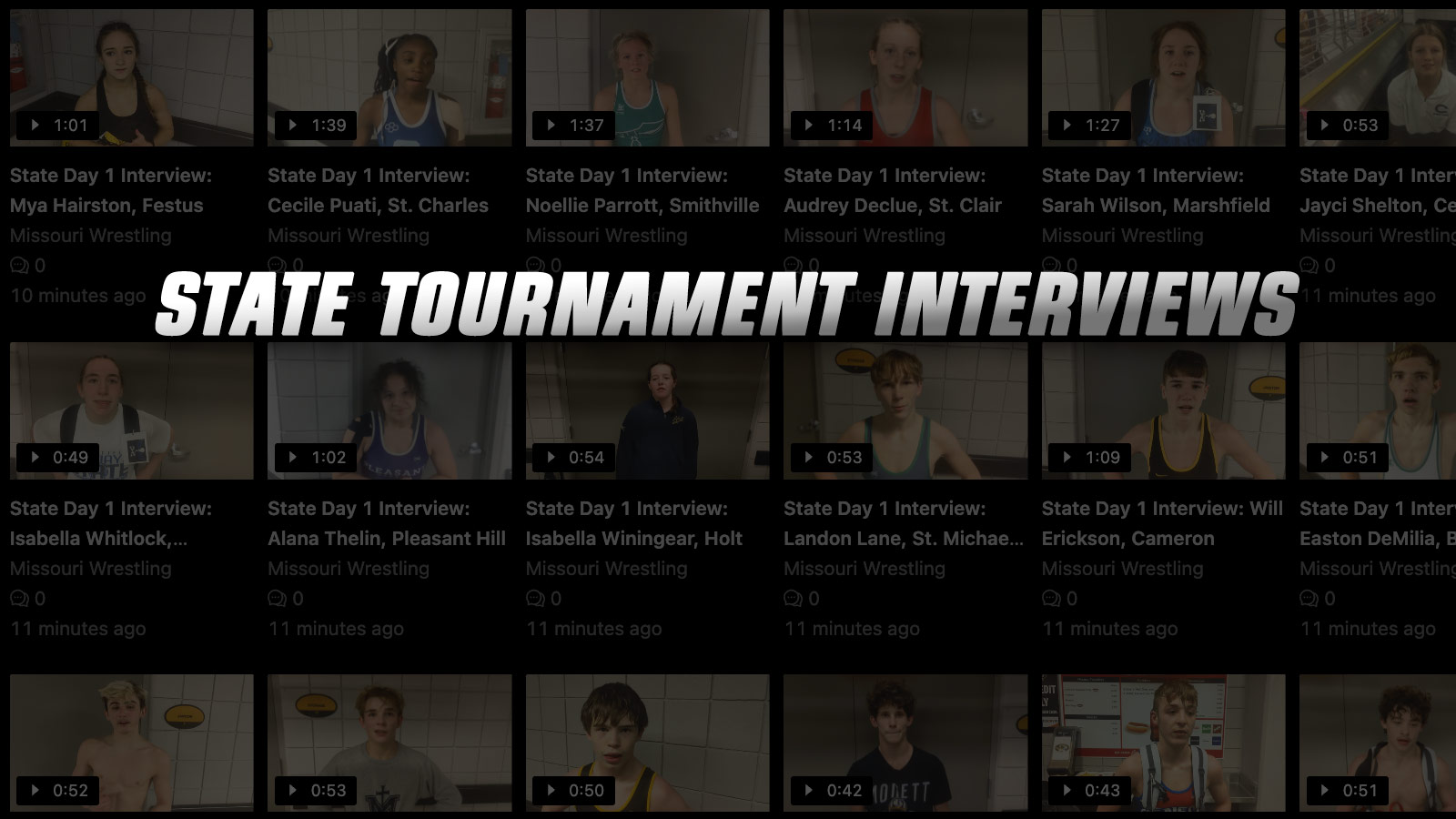 2024 State Tournament Interviews