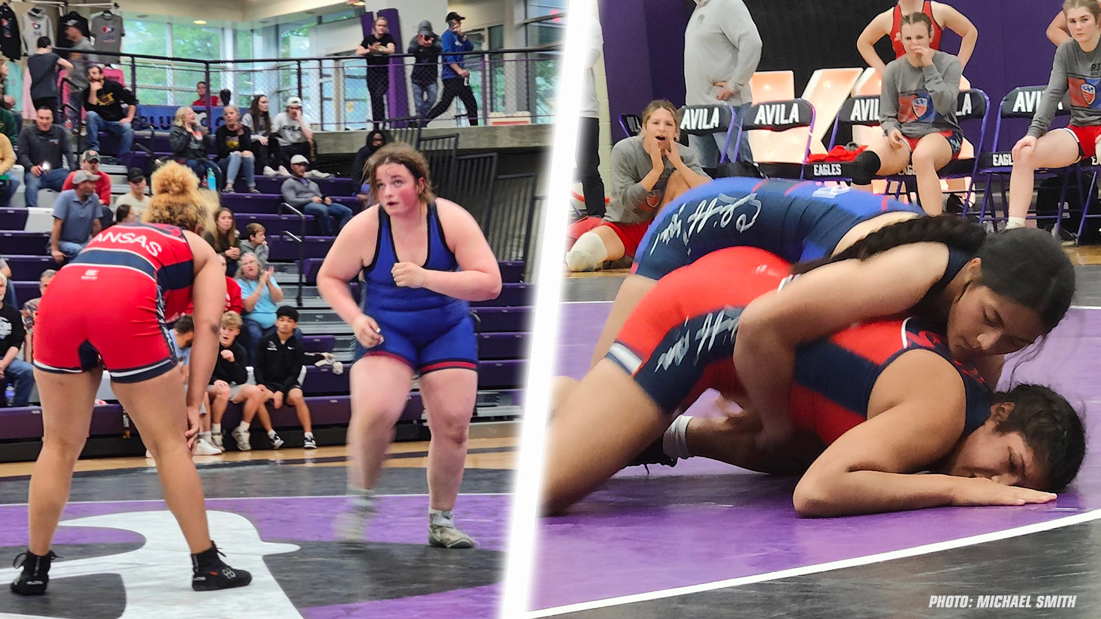 Highlights from the Rouge Dual: Missouri vs. Kansas’s Top Female Wrestlers Clash