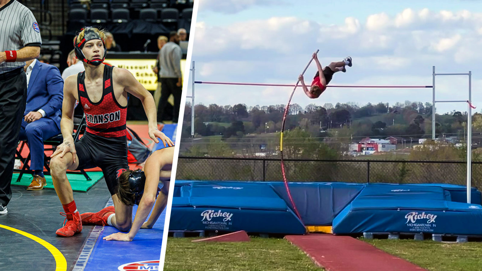 From Mat to Pole Vault: Ryzen Isringhausen’s First Year Highs at Branson High