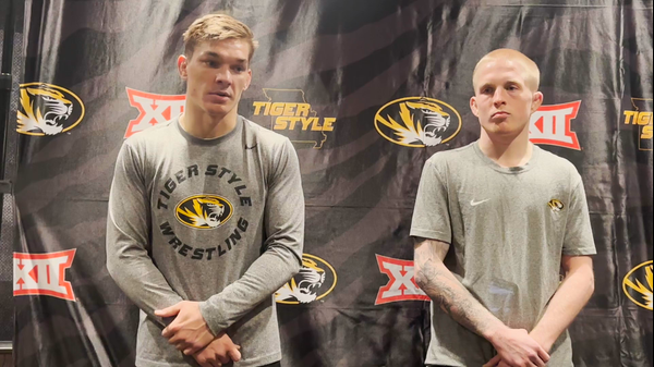 Interview: Brock Mauller & Noah Surtin, Mizzou, after OU dual win