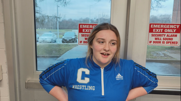 Interview: Hope Charlton, St. Joseph Central (235), Western Missouri Girls Wrestling Tournament