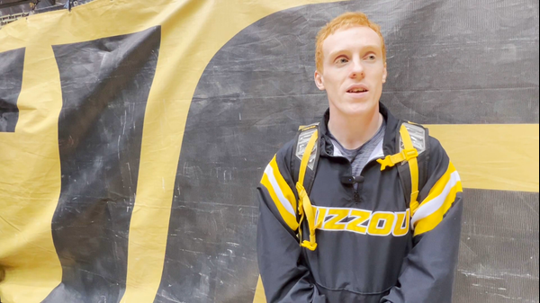 Allan Hart (Mizzou) after Iowa State Dual
