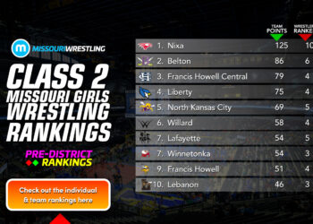 Class 2 Girls Individual Wrestling Rankings (2/13/25)