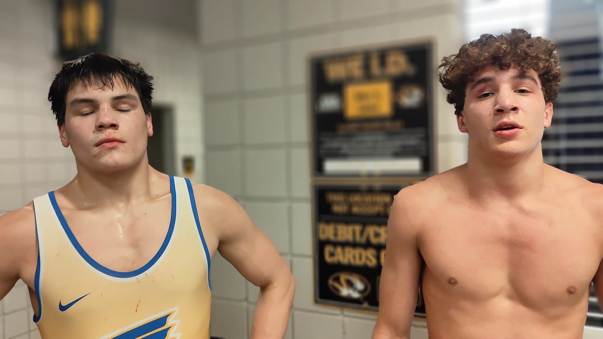 Noah Gonzalez and Gable Gross, St. Pius X (157 and 150) : MSHSAA State Championships – Saturday