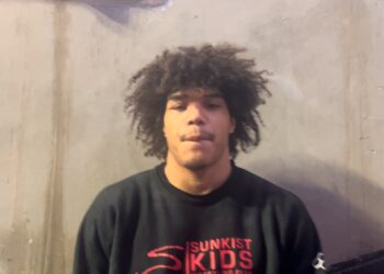 Cam Steed, Mizzou, before taking to the mats at Big 12 Tournament